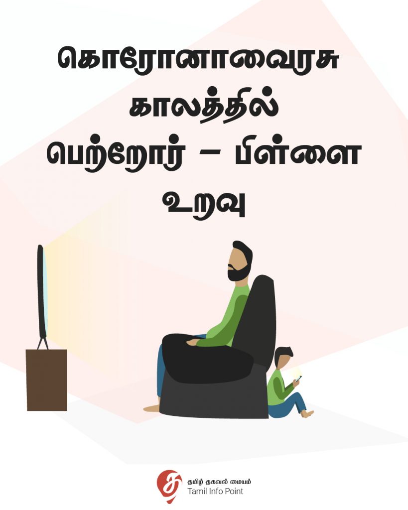 கொரோனாவைரசு காலக்கட்டத்தில் பெற்றோர் பிள்ளைகளுக்கு இடையிலான உறவு.